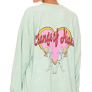 Boys Lie Change of Heart Crewneck in mint, one size